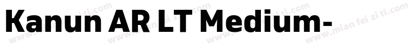 Kanun AR LT Medium字体转换